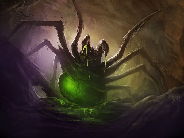 Гаргульи, гигантский паук Ананси