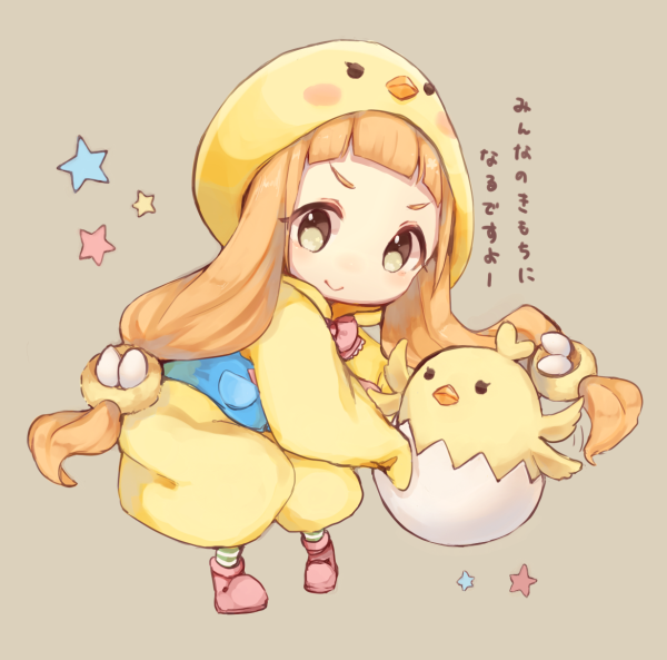 Аниме цыпленок