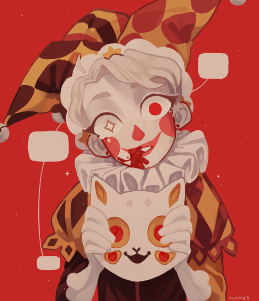 Аниме клоун девушка