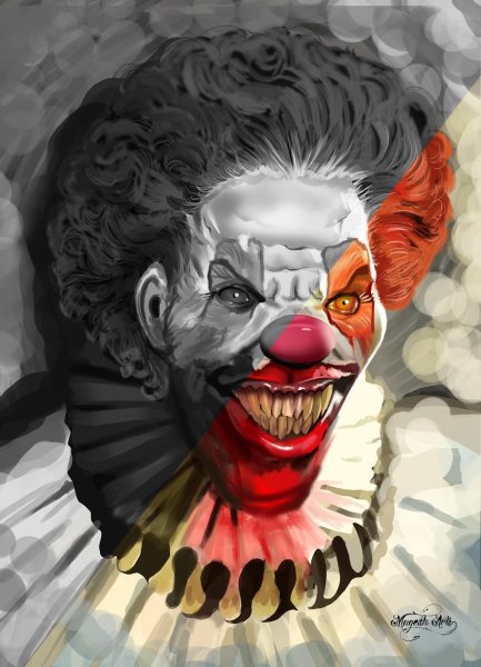 Человек клоун