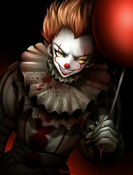 Клоун ПЕННИВАЙЗ 2017 арт и девушка