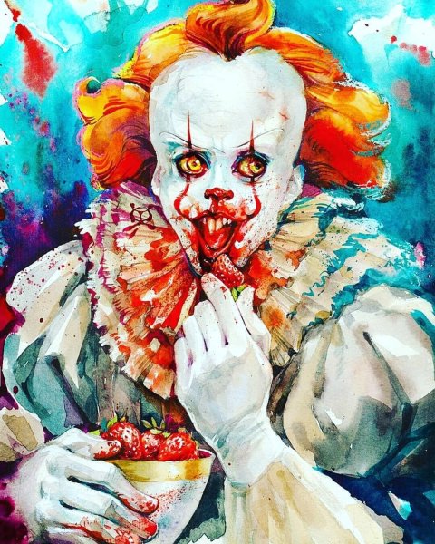 Клоун ПЕННИВАЙЗ 2017 арт рисунок