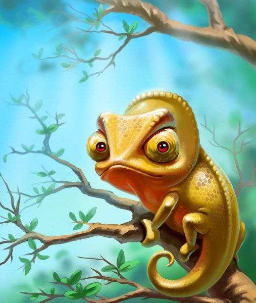 Хамелеон арты