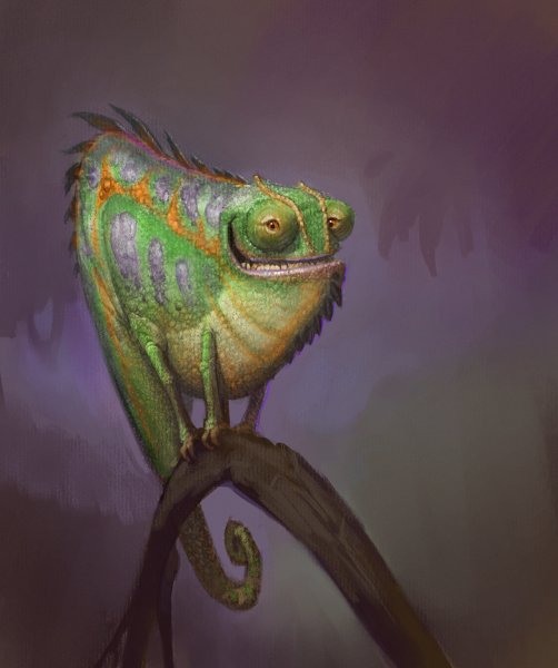 Милый арт ящерки