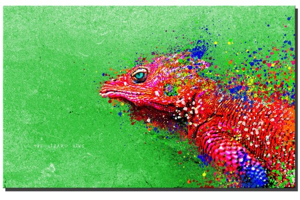 Абстрактный хамелеон