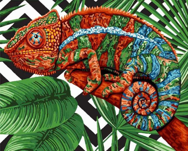 Декоративный хамелеон