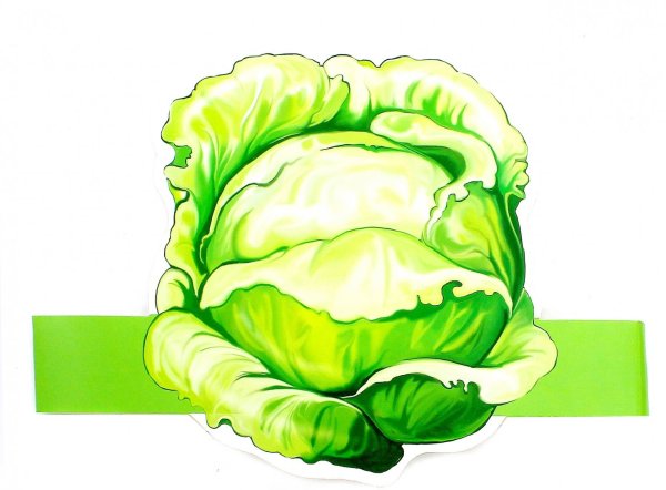 Маски овощей для детей