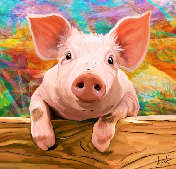 Аниме свинья