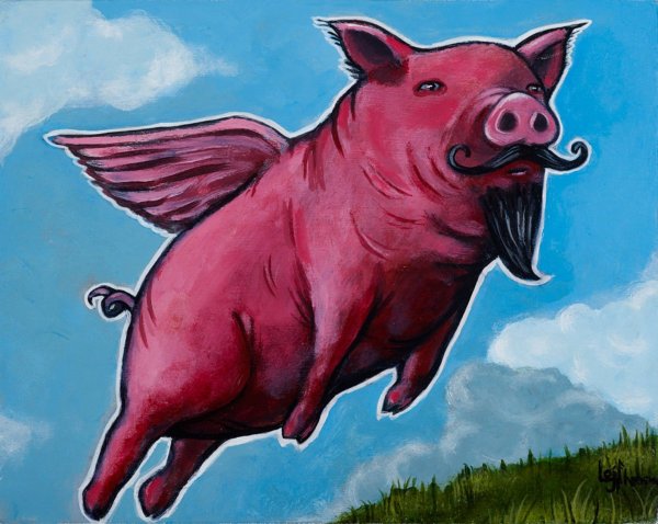 Красная Огненная свинья