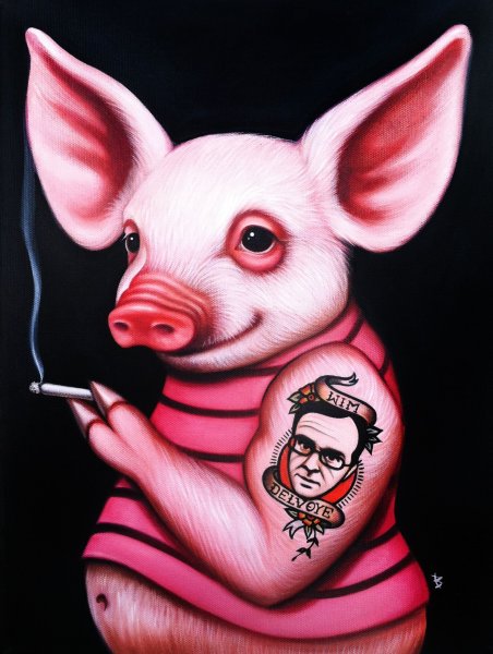 Свинка арт