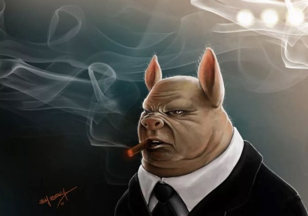 Крутая свинья