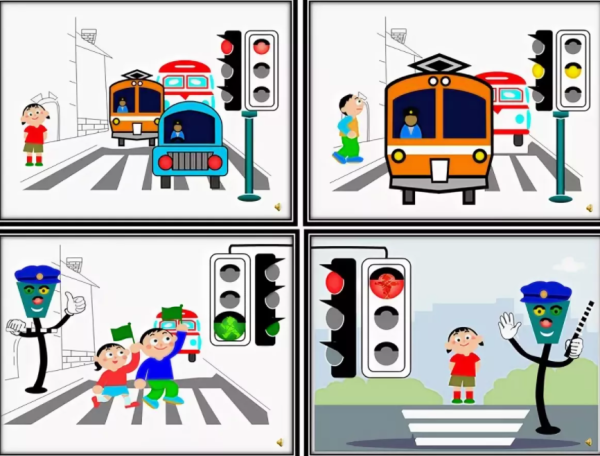 Светофор ПДД для детей