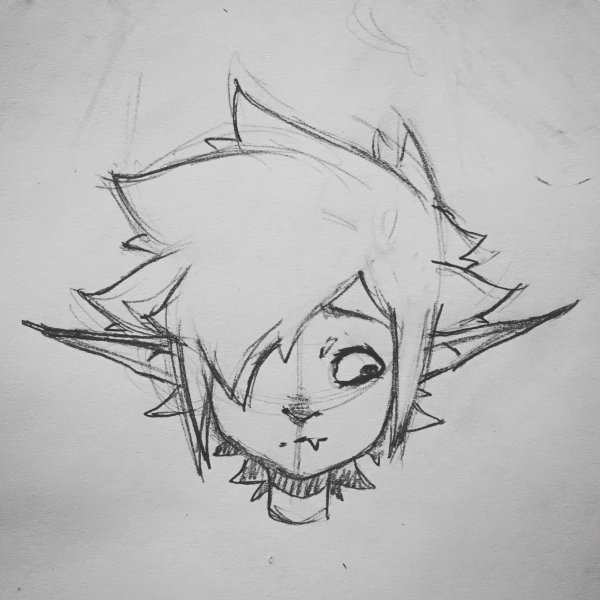 Зарисовки в стиле аниме легко
