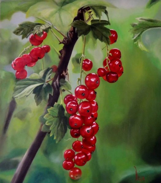 Веточка с ягодами
