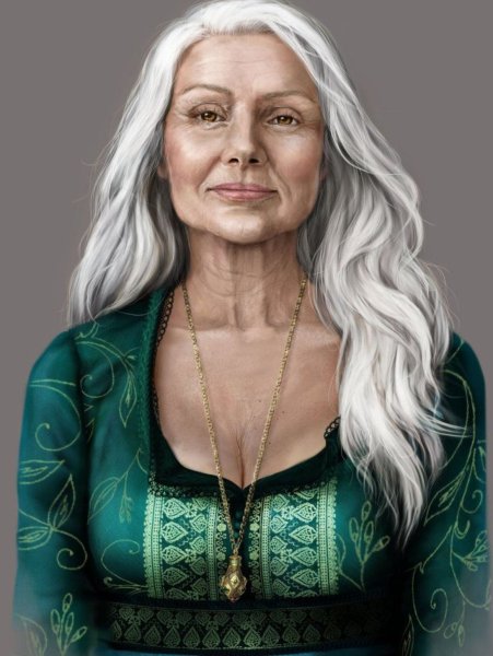 Пожилая женщина фэнтези