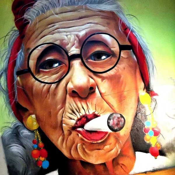 Картина крутой бабки