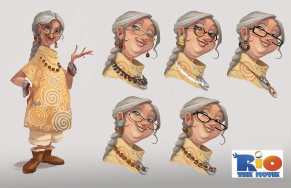 Бабушка персонаж