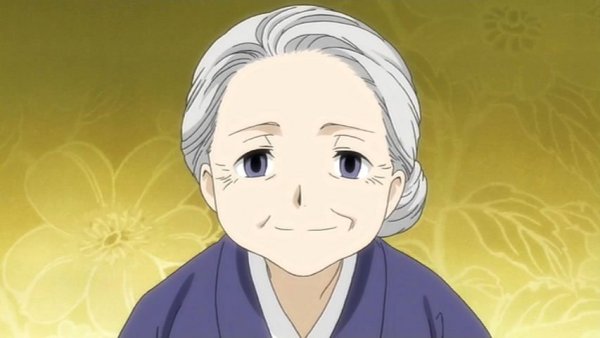 Бабушка в стиле аниме