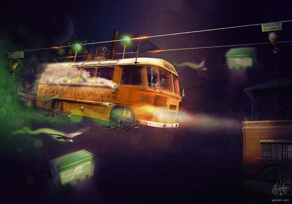 Летающий автобус