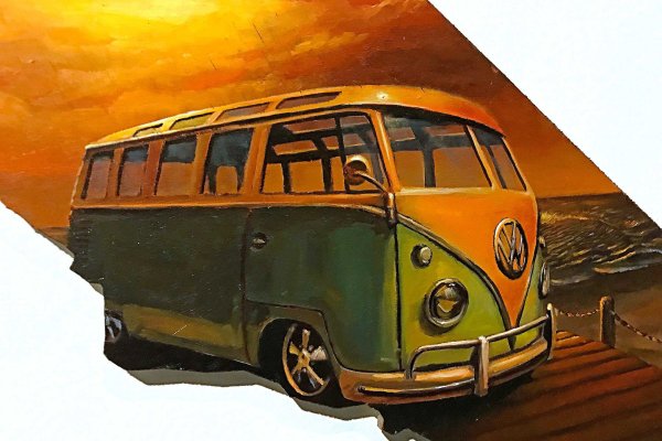 Летающий автобус арт