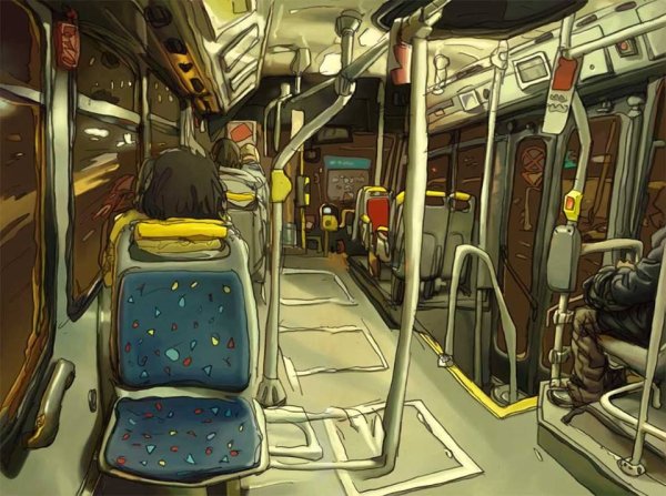 Общественный транспорт арт