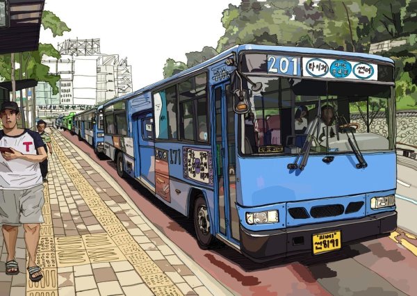 Аниме общественный транспорт