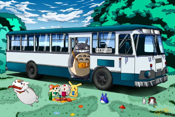 ЛИАЗ 677 анимешный