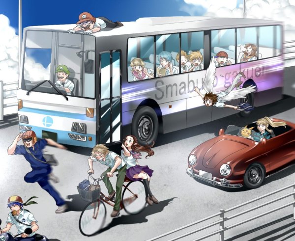 Аниме общественный транспорт
