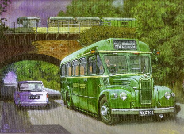 Картина автобус