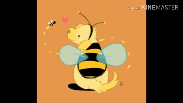 Милая пчёлка арт