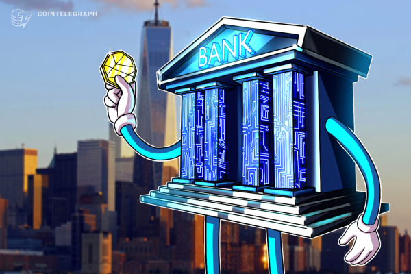 Здание банка арт