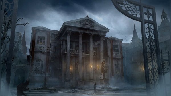 Фэнтези здание арт