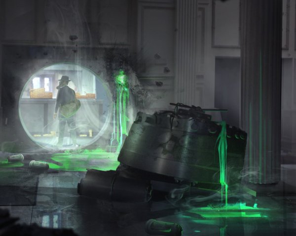 Ограбление банка арт