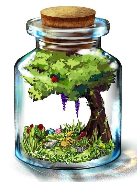 Баночки с волшебством рисование