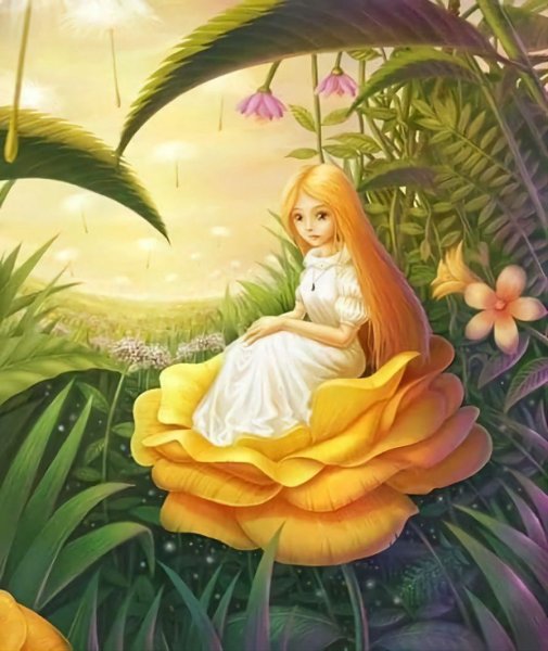 Дюймовочка аниме