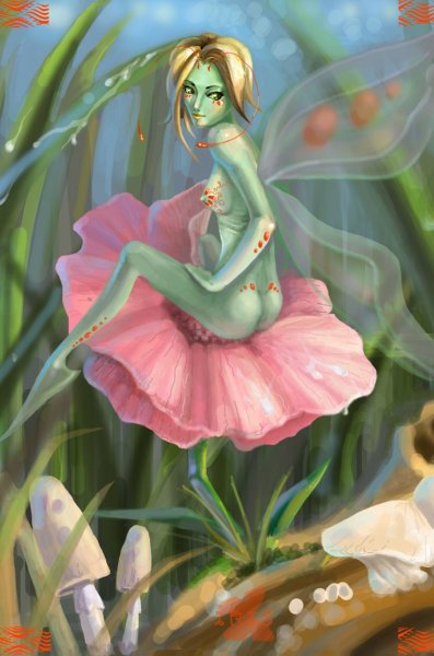 Дюймовочка красивая