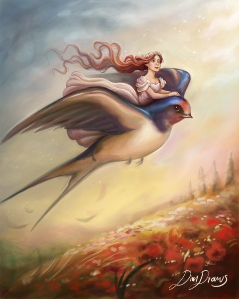 Дюймовочка и Ласточка