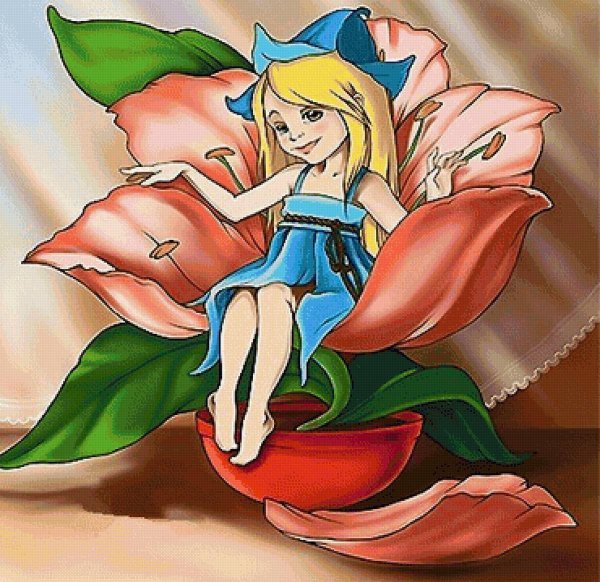 Сказочные персонажи Дюймовочка