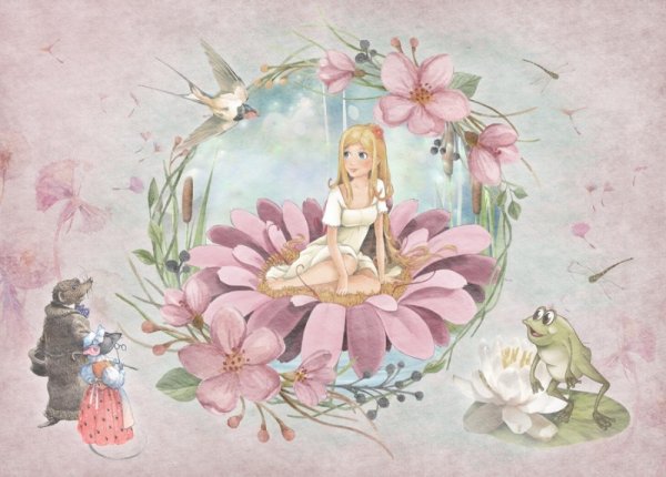 Фотообои Дюймовочка