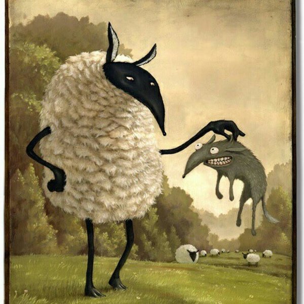 Овечка арт