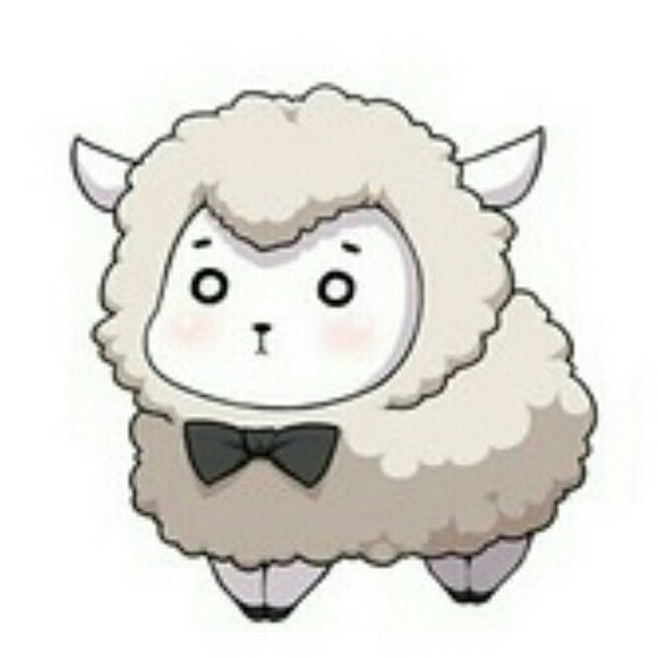 Овечка в стиле аниме