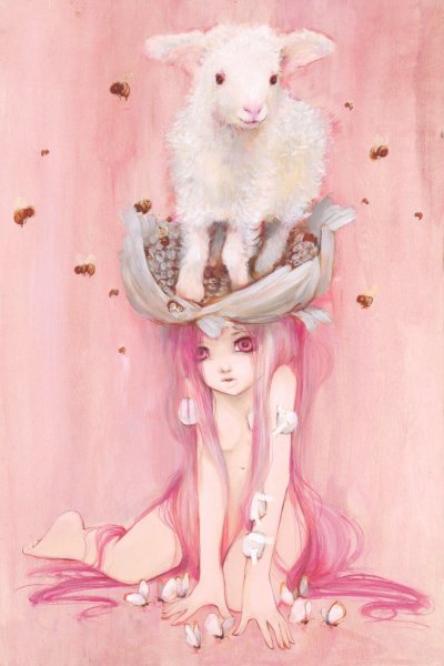 Арты девушек с животными