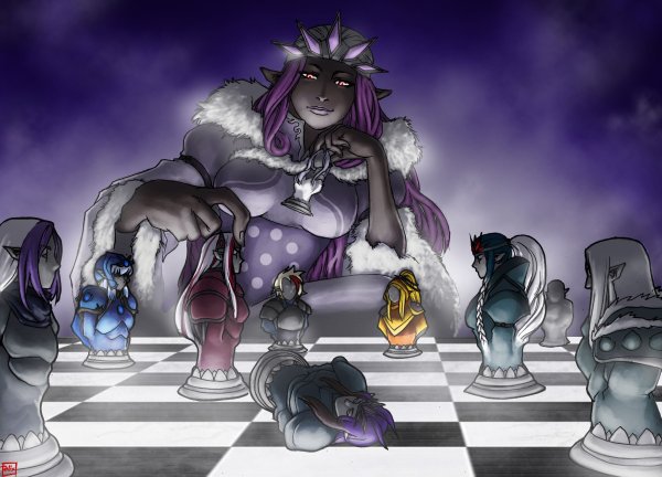 Чесс арт Королева Король