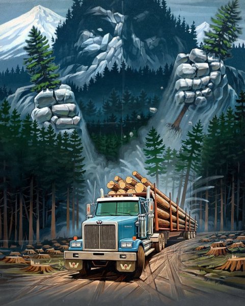 Грузовик арт