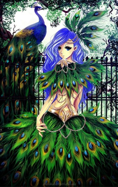 Павлин аниме