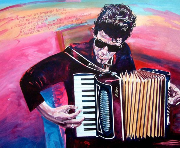 Аккордеон в живописи