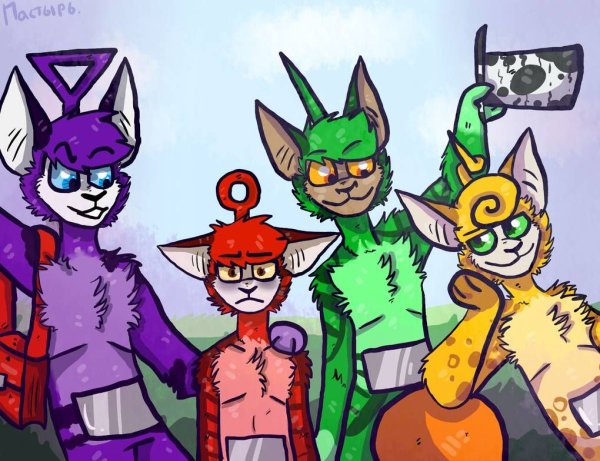 Телепузики Дипси арт