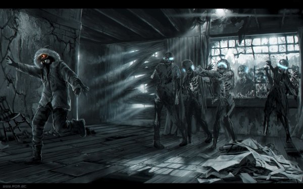 Фон зомби апокалипсиса