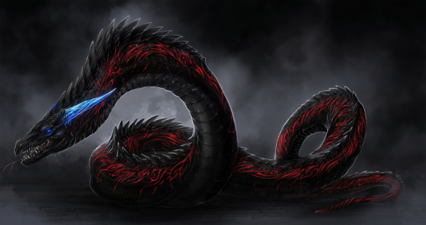 Змей Аспид демон