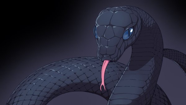 Змея Пайтон аниме